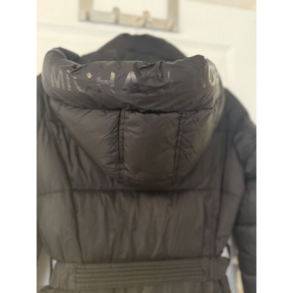 MICHAEL Michael Kors Women's Hooded Puffer Coat Black XXS - Picture 7 of 11